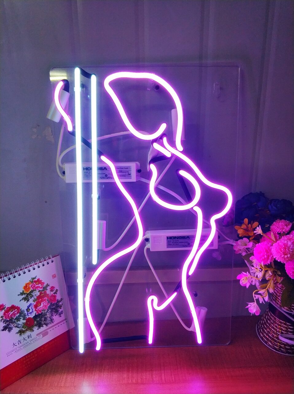 Pole Dance Girl Neon Sign - Image 2