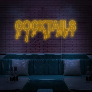 Cocktails Neon Sign