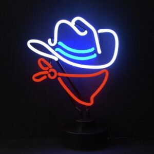 Cowboy Table Neon Sign