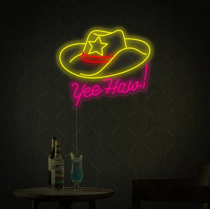 Yeehaw Neon Sign